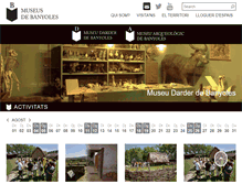 Tablet Screenshot of museusdebanyoles.cat